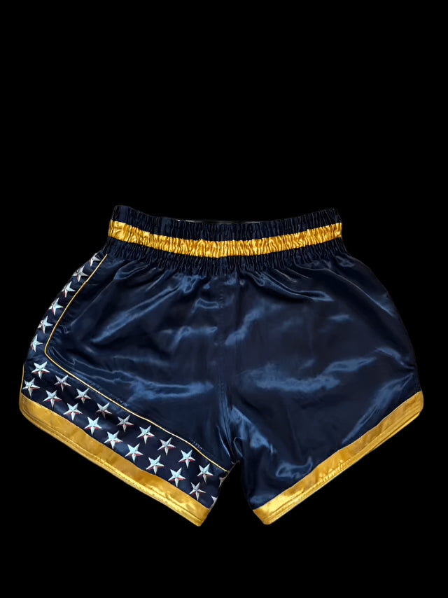 SAPHA Muay Thai Shorts Dragon Gold/Black